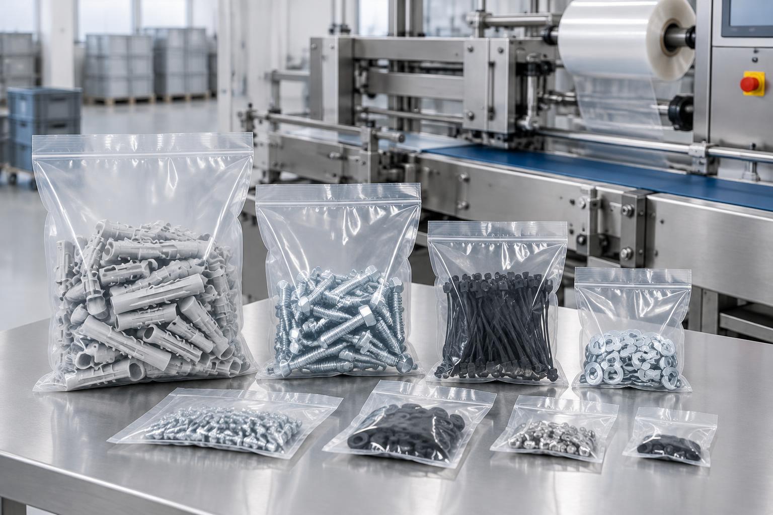 Sachets plastiques pour applications industrielles